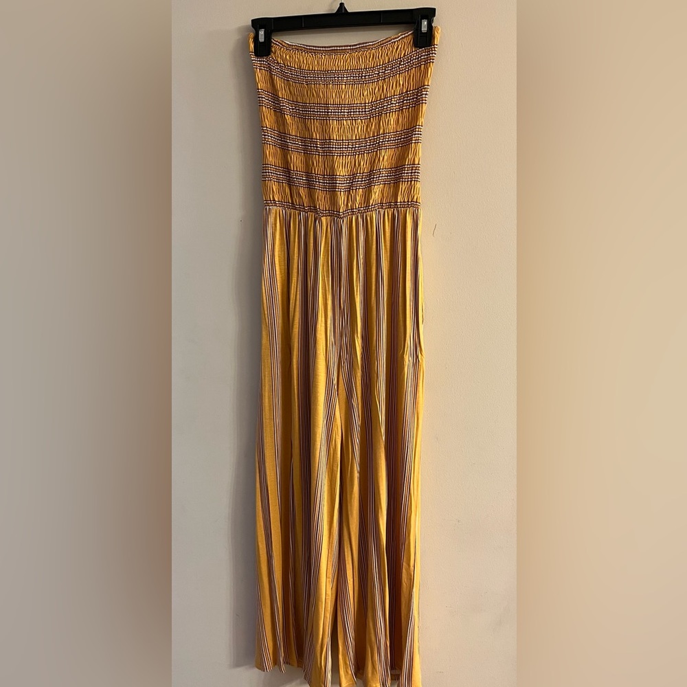 NWT strapless jumpsuit